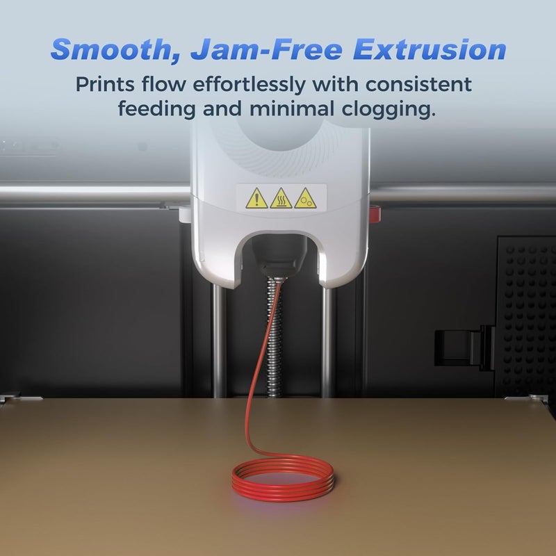 FLASHFORGE Rapid PLA Filament 1.75mm Aurora Red, 500mm/s High Speed Printing, 3D Printer Filament 1kg Spool, Dimensional Accuracy +/- 0.02mm, Enjoy Exceptional Print Quality - Image 4